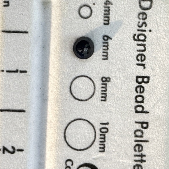 1.09ct Natural Ceylon Blue Sapphire Round Cut - Picture 4 of 17